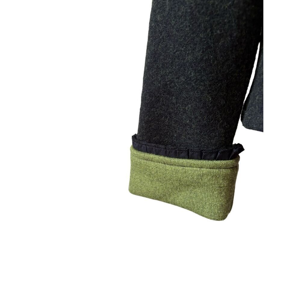 Icelandic Design Hepburn Wool Jacket Size S Green Button Front - Picture 12 of 14
